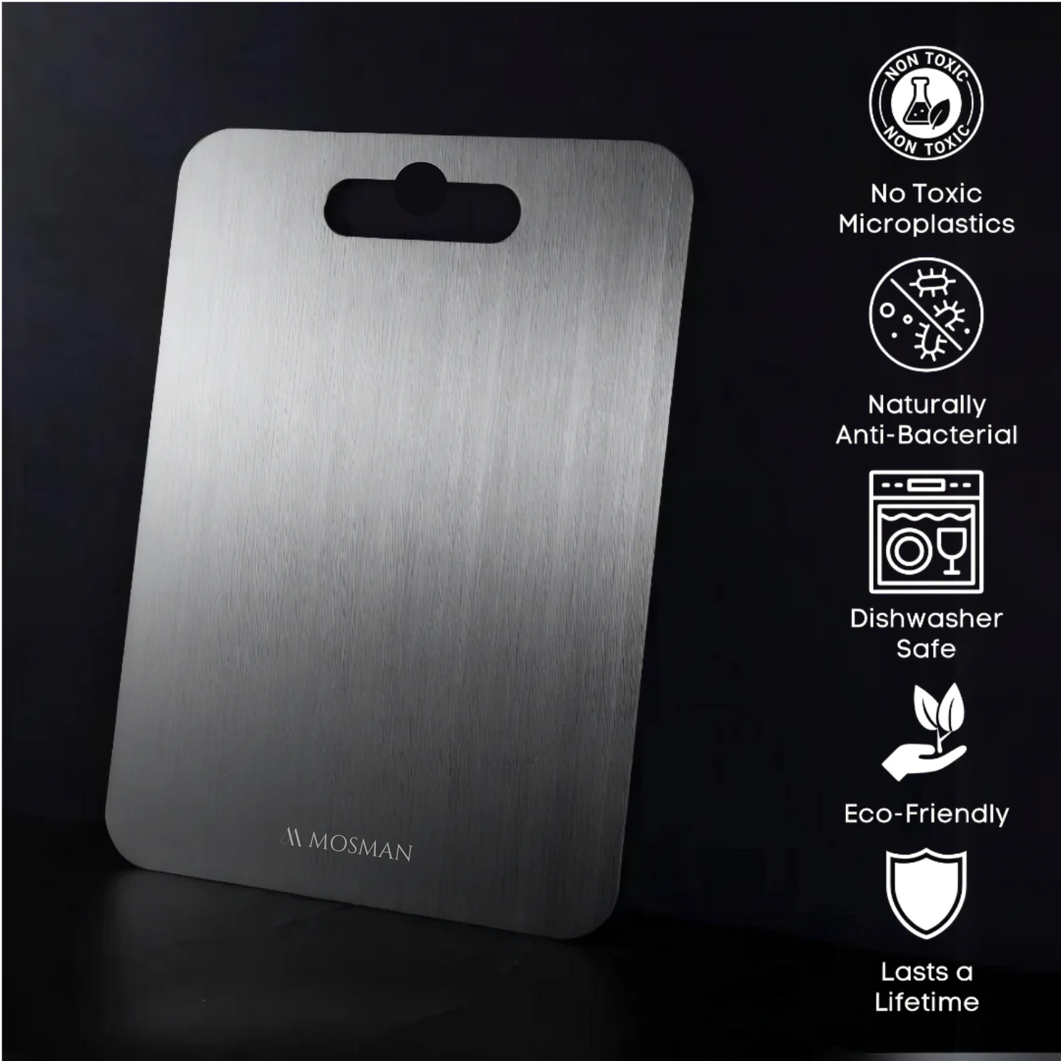 (3 Pcs Bundling) Mosman Titanium Cutting Board